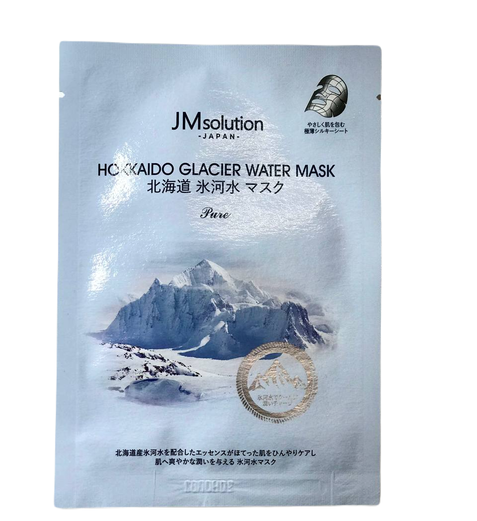Маска тканевая с аминокислотами и PHA кислотой JMsolution Hokkaido Glacier Mask Pure